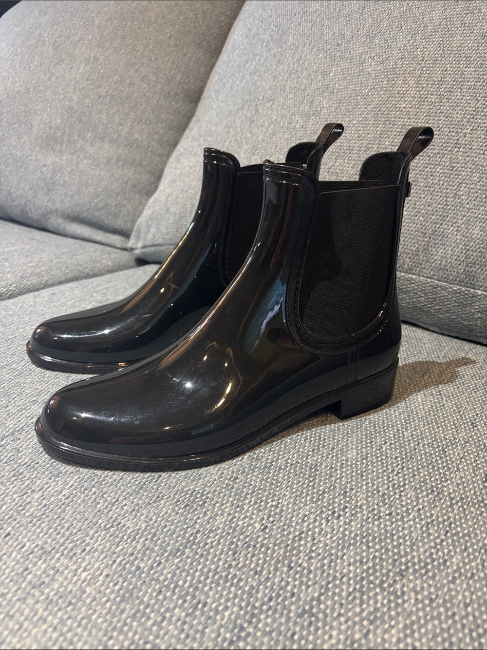 Aldo glossy black boots! Size 9